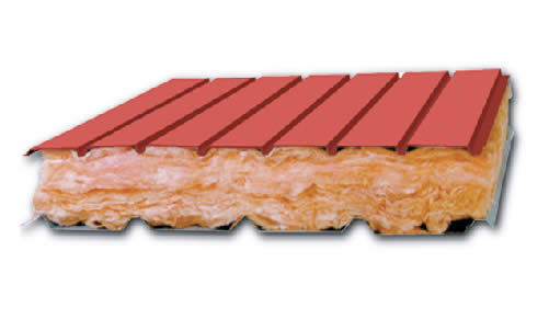 Fiberglass sandwich wall panel